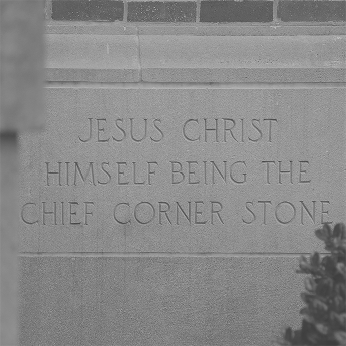 Jesus Christ Himself being the chief corner stone